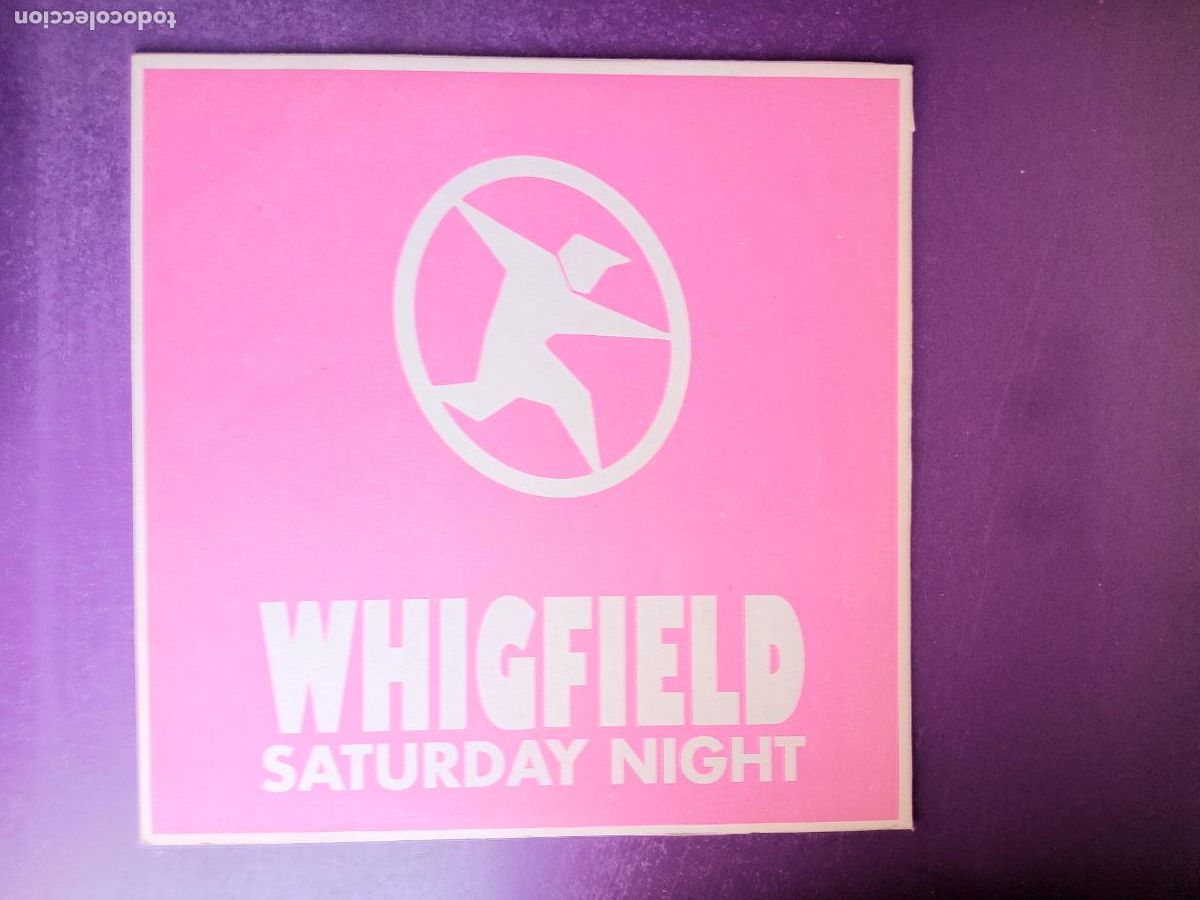 Discos de vinilo: Whigfield &lrm;&ndash; Saturday Night - MAXI PRODISC 1993 - ELECTRONICA HOUSE DISCO