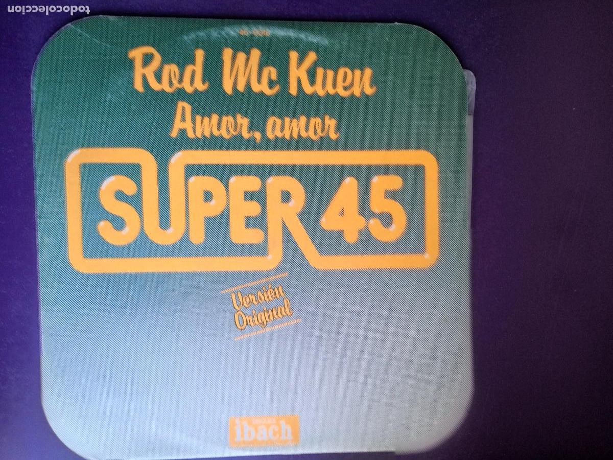Discos de vinilo: Rod Mc Kuen &lrm;&ndash; Amor, Amor - MAXI HISPAVOX 1978 - DISCO 70'S - ELECTRONICA