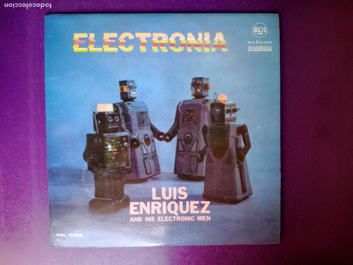 Discos de vinilo: Luis Enriquez And His Electronic Men &lrm;&ndash; Electronia - LP RCA 1965 ITALIA - SURF POP BEAT 60'S