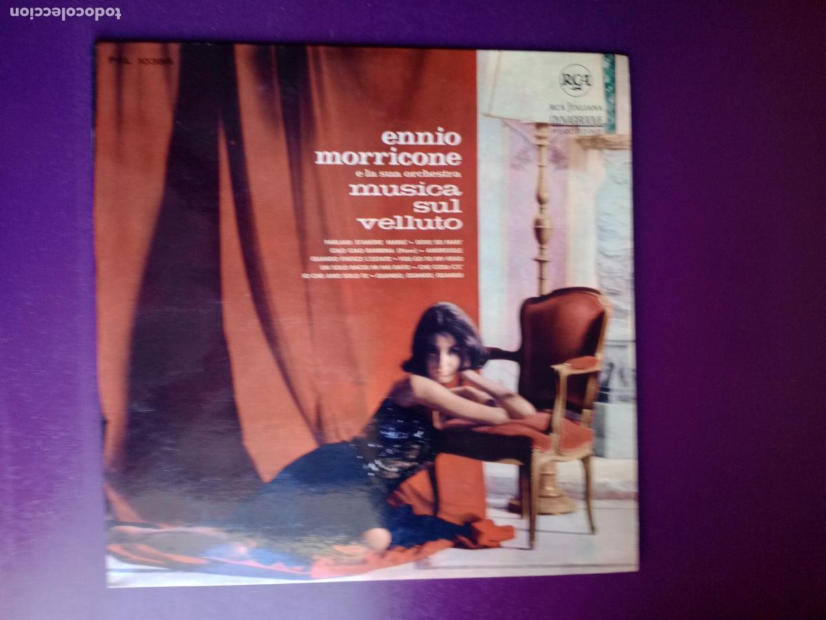 Discos de vinilo: Ennio Morricone E La Sua Orchestra &ndash; Musica Sul Velluto - LP RCA 1965 ITALIA - LOUNGE POP, CLASICA