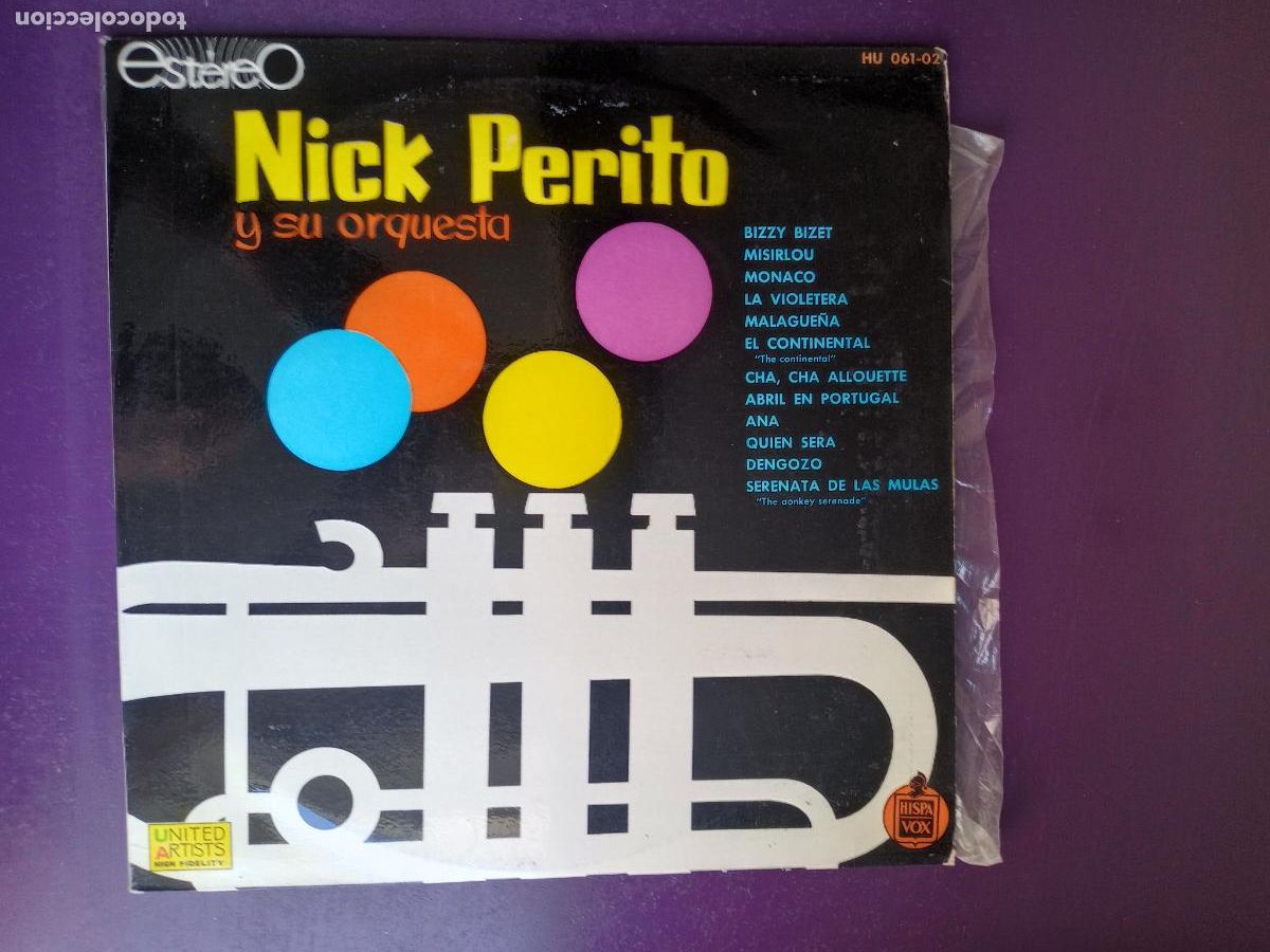 Discos de vinilo: Nick Perito Y Su Orquesta - LP HISPAVOX 1961 - LOUNGE JAZZ POP - SIN APENAS USO