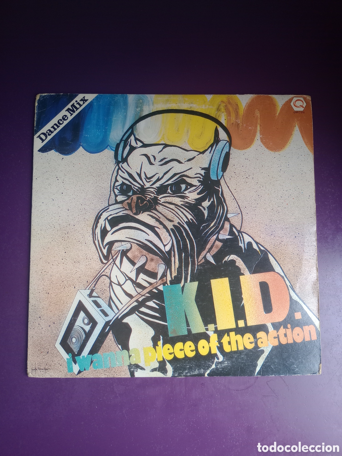 Discos de vinilo: K.I.D. &ndash; I Wanna Piece Of The Action - MAXI QUALITY 1982 - ELECTRO DISCO 80'S - USO LEVE DJ
