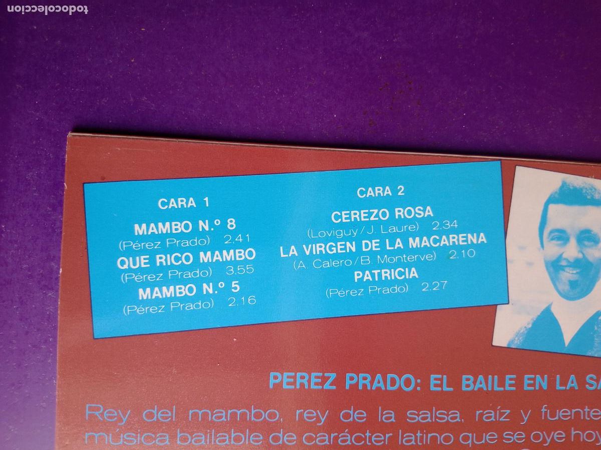 Discos de vinilo: El Rey Del Mambo P&eacute;rez Prado Hoy - MINI LP EPIC 1981 PROMO - LATIN,