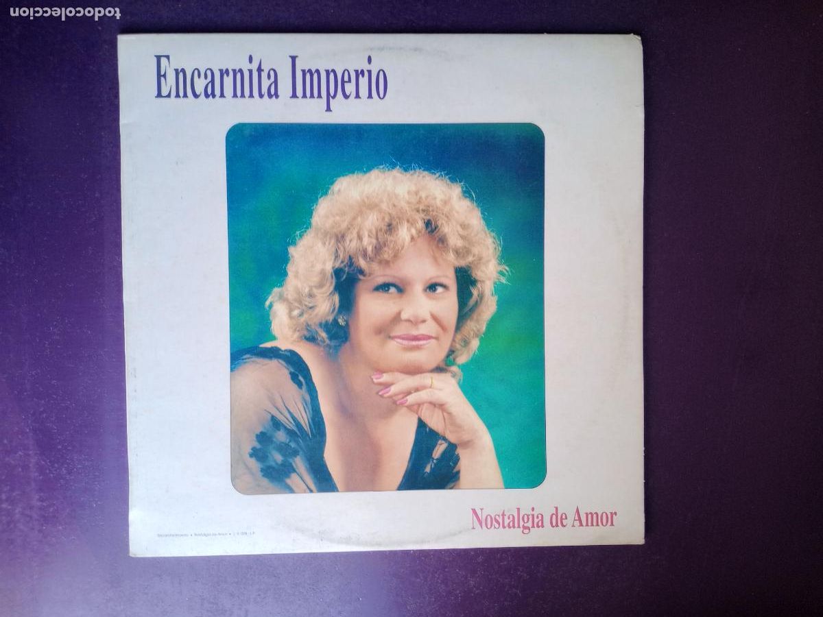 Discos de vinilo: ENCARNITA IMPERIO - NOSTALGIA DE AMOR - LP JAPS 1992 - CANCION ESPA&Ntilde;OLA, COPLA