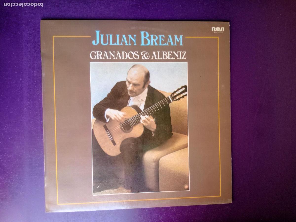 Discos de vinilo: Julian Bream &ndash; Granados & Albeniz - LP RCA 1983 - GUITARRA CLASICA ESPA&Ntilde;OLA
