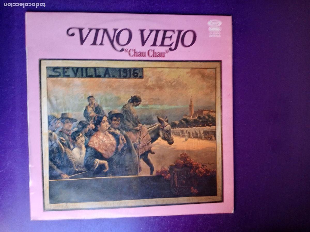 Discos de vinilo: Vino Viejo &lrm;&ndash; Chau Chau - LP MOVIEPLAY 1978 - FOLK ANDALUZ 70'S -