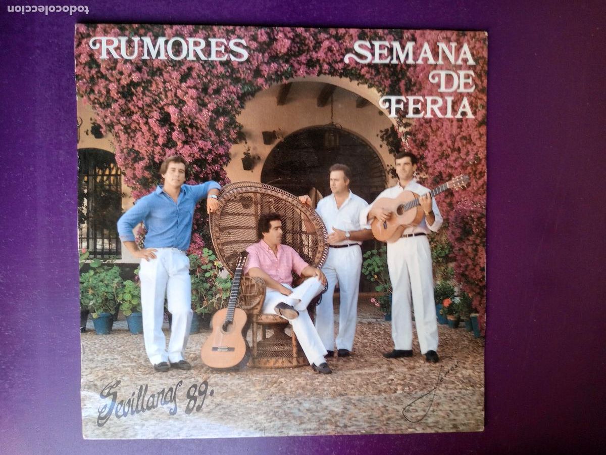 Discos de vinilo: RUMORES - SEMANA DE FERIA - LP JB 1989 - SEVILLANAS 80'S
