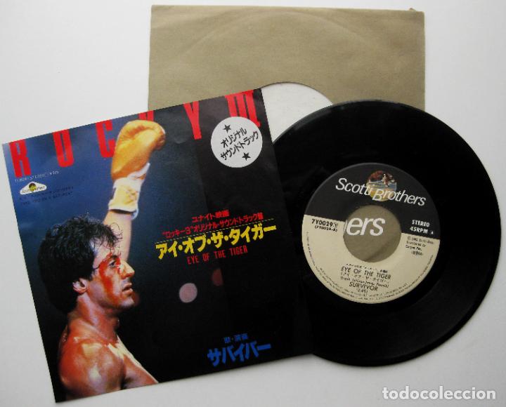 Dischi in vinile: Survivor - Eye Of The Tiger (Rocky III) - Single Scotti Bros. Records 1982 Japan Japon BPY