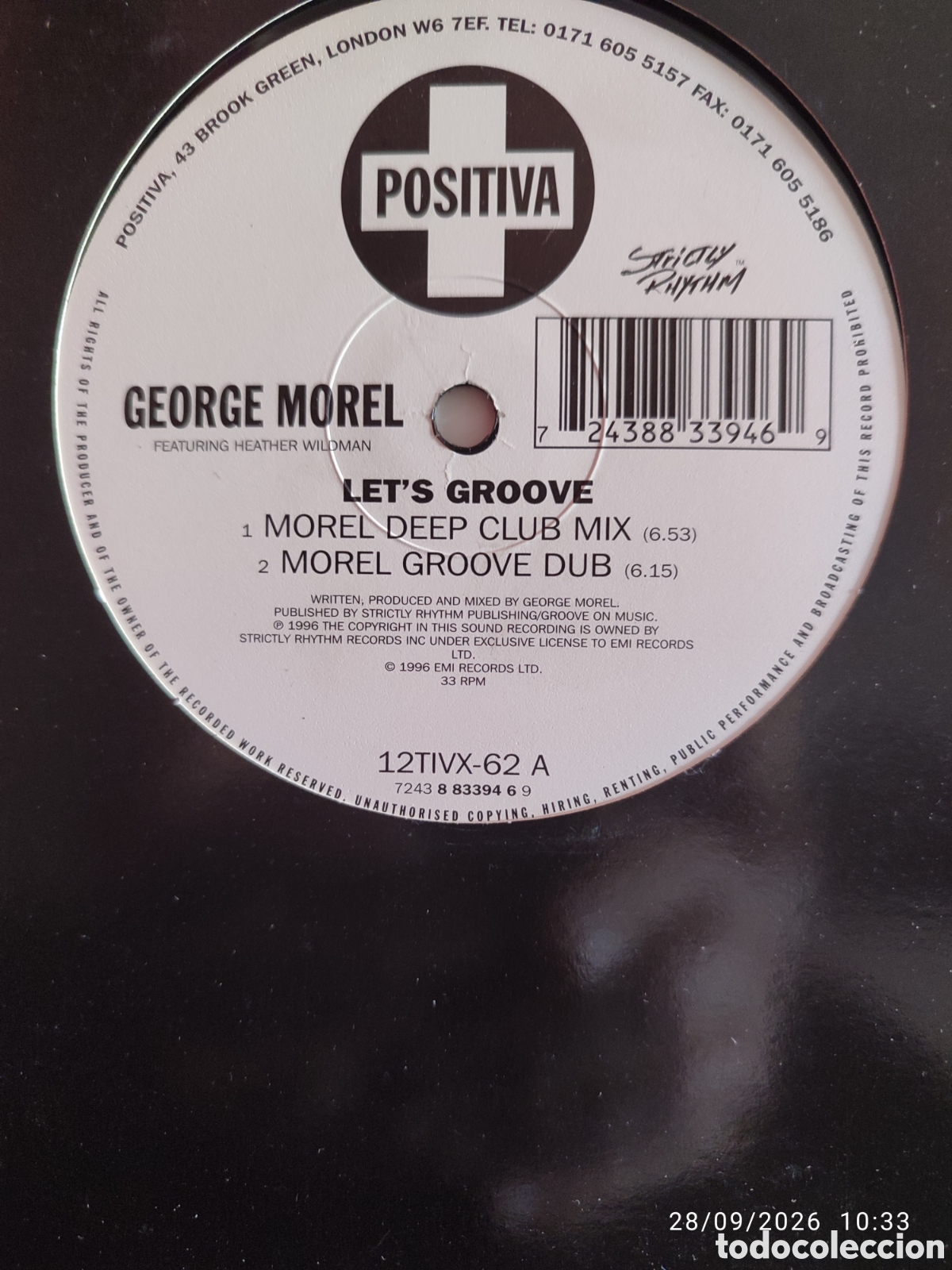 Discos de vinilo: George Morel Featuring Heather Wildman &ndash; Lets Groove - Foto 2