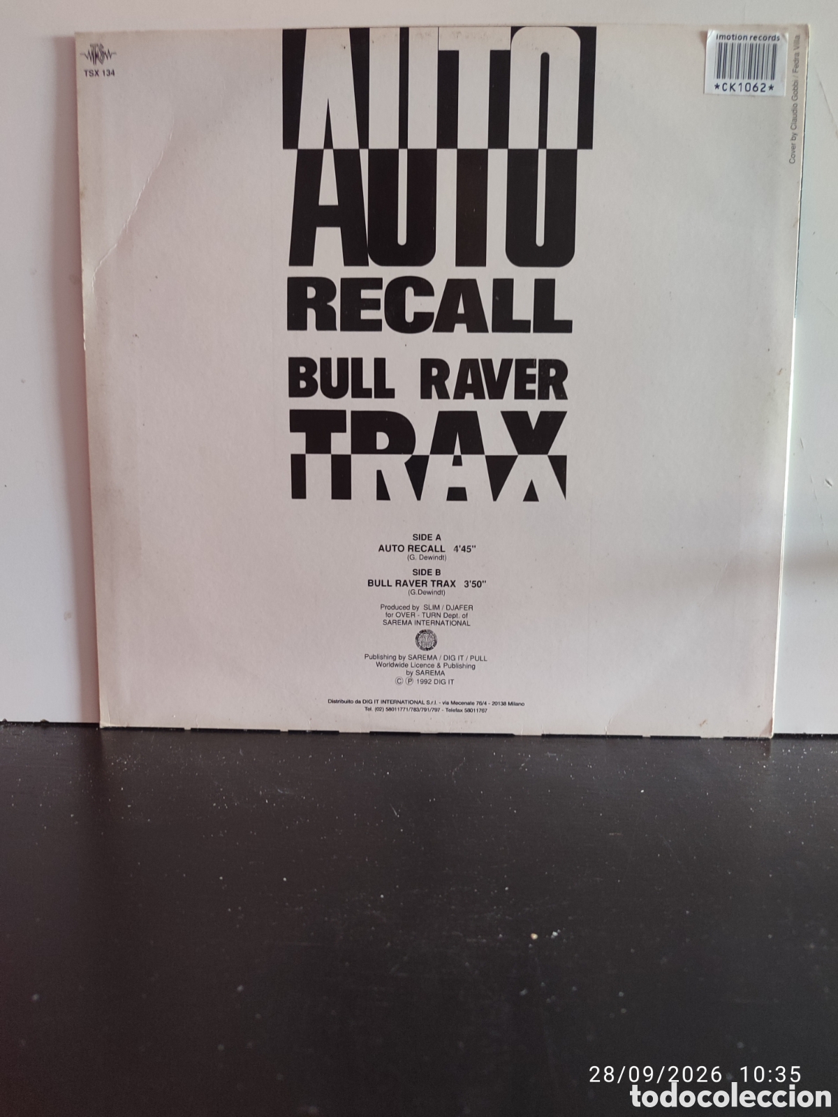 Discos de vinilo: Auto Recall &ndash; Auto Recall - Foto 2