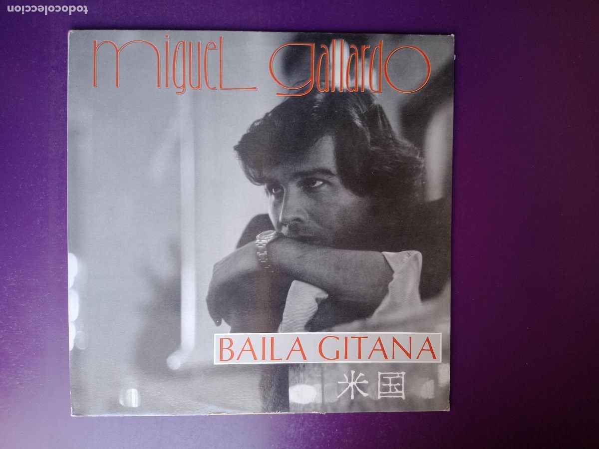 Discos de vinilo: Miguel Gallardo &ndash; Baila Gitana - MAXI MERCURY 1989 - SIN USO - 3 VERSIONES MIX