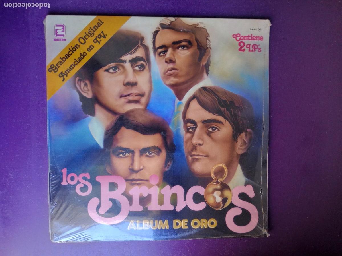 Discos de vinilo: Los Brincos &lrm;&ndash; Album De Oro - DOBLE LP ZAFIRO 1981 PRECINTADO - 32 EXITOS - POP BEAT 60'S