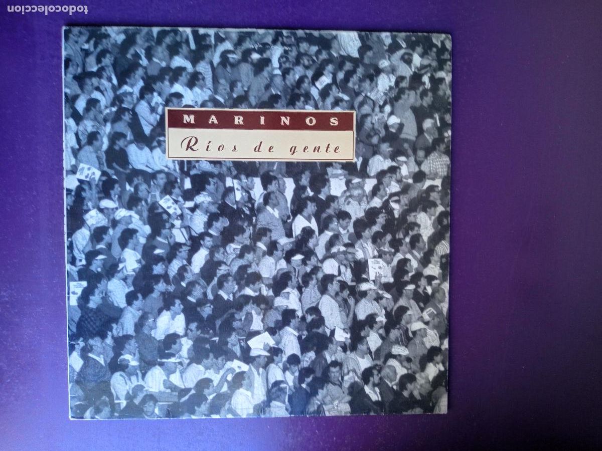 Discos de vinilo: Marinos &ndash; R&iacute;os De Gente - LP GASA 1989 - POP ROCK MADRID 80'S - MUY POCO USO