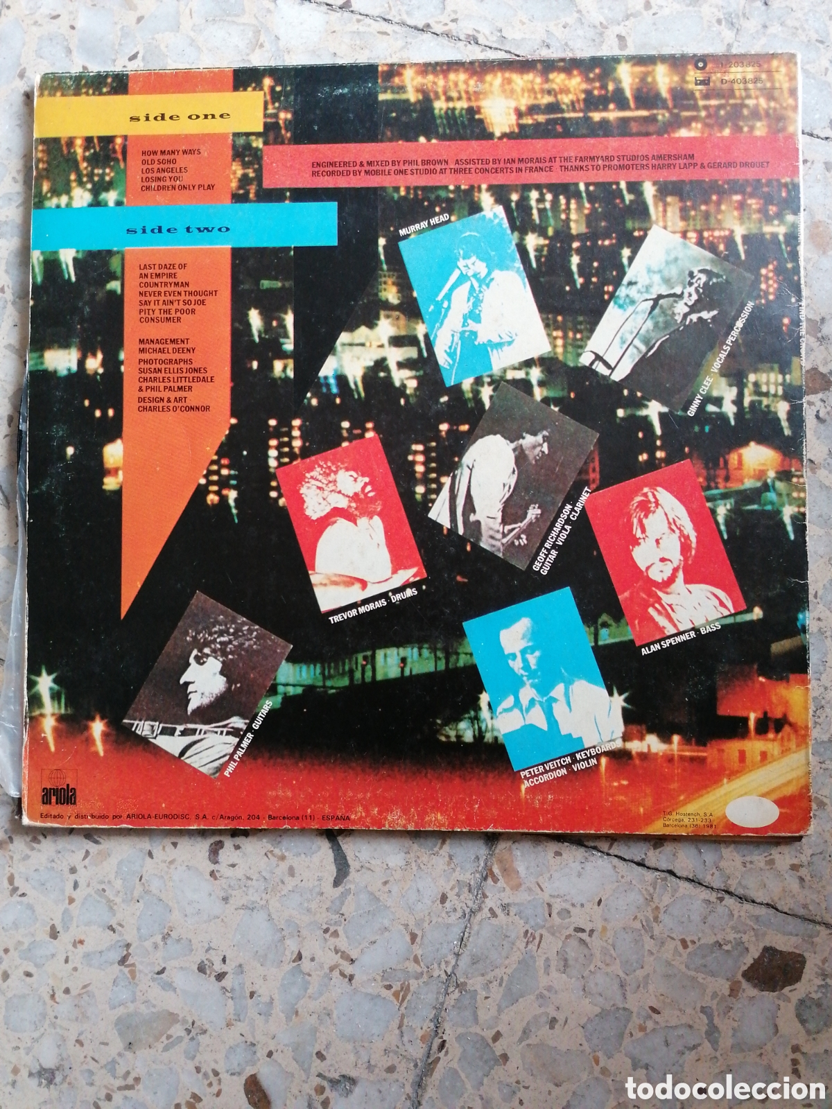 Discos de vinilo: LP MURRAY HEAD FIND THE CROWD 1981 ESPA&Ntilde;A - Foto 2