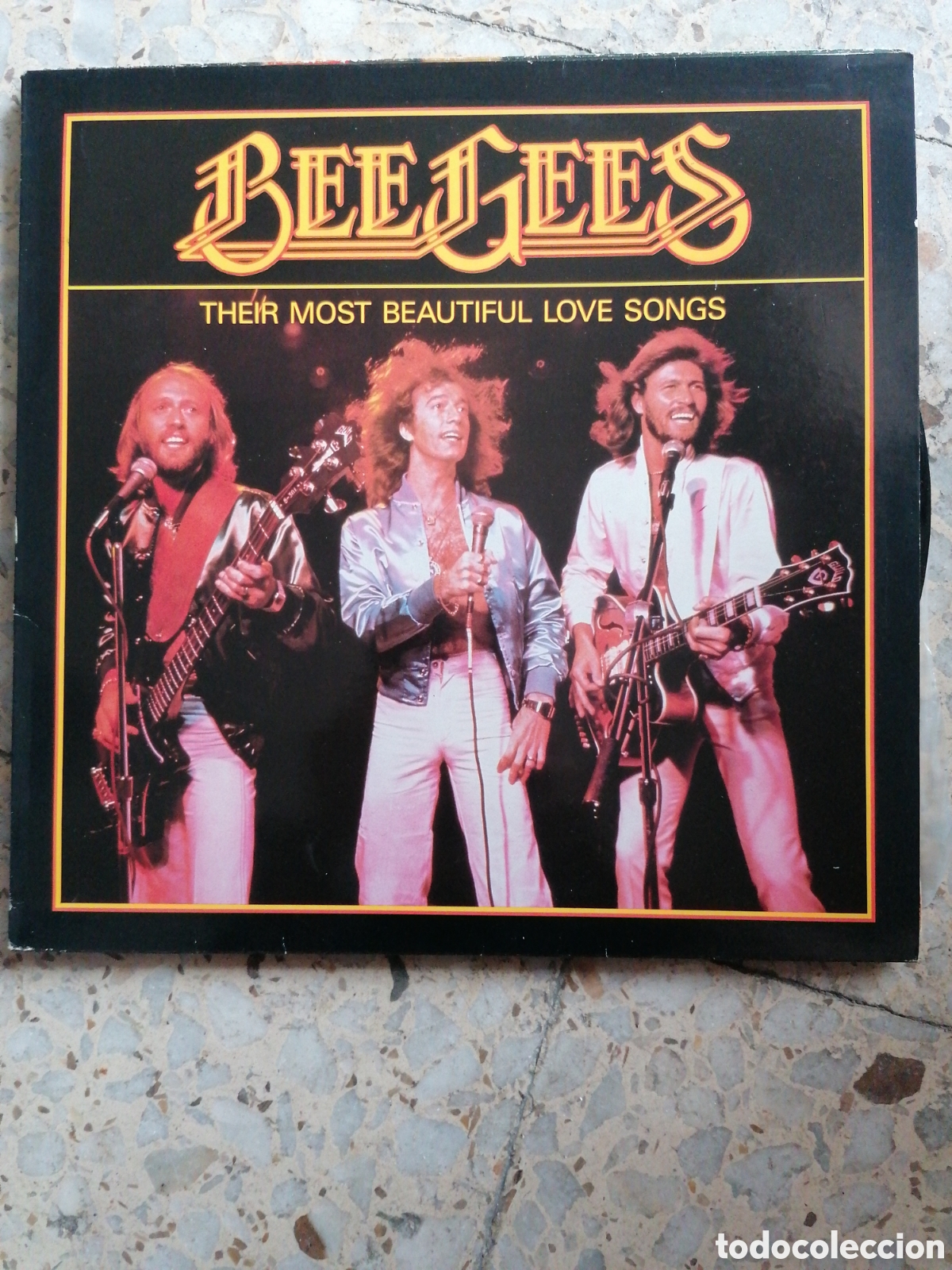 Vinyl-Schallplatten: LP BEE GEES THEIR MOST BEAUTIFUL LOVE SONGS 1986 BELGICA EX