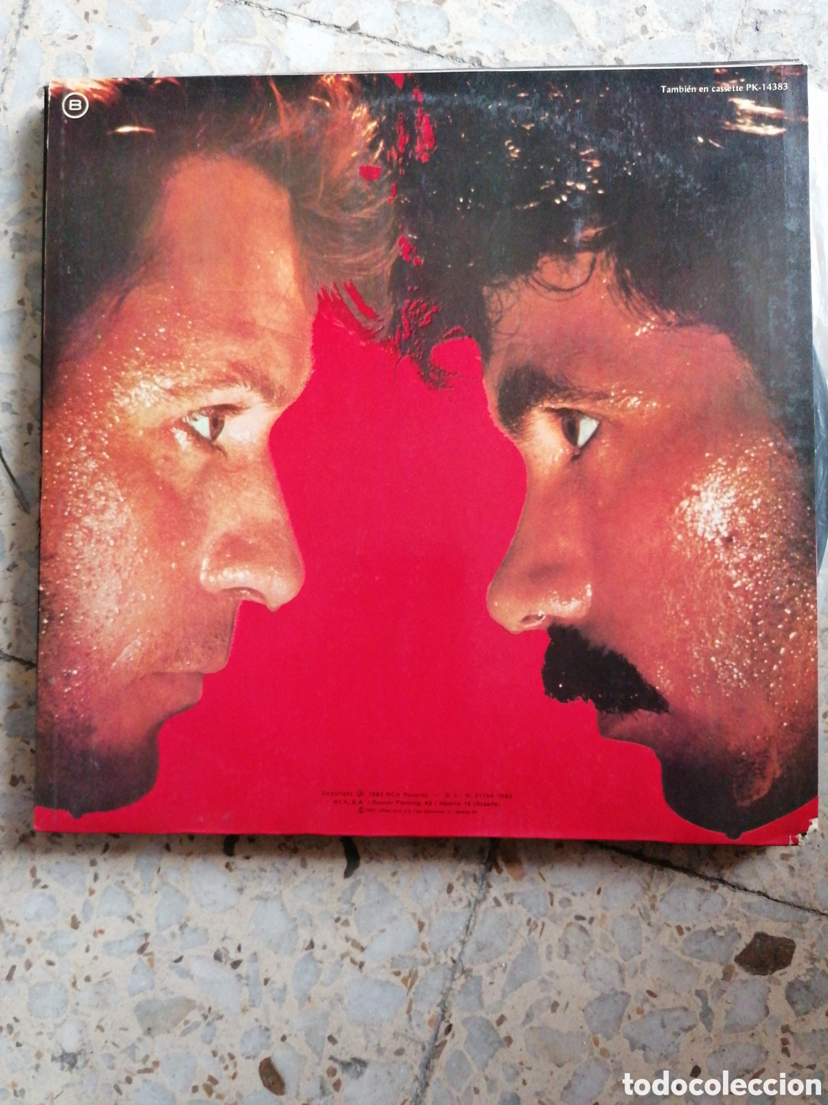 Discos de vinilo: LP DARYL HALL JOHN OATES H2O 1982 ESPA&Ntilde;A INSERT - Foto 2