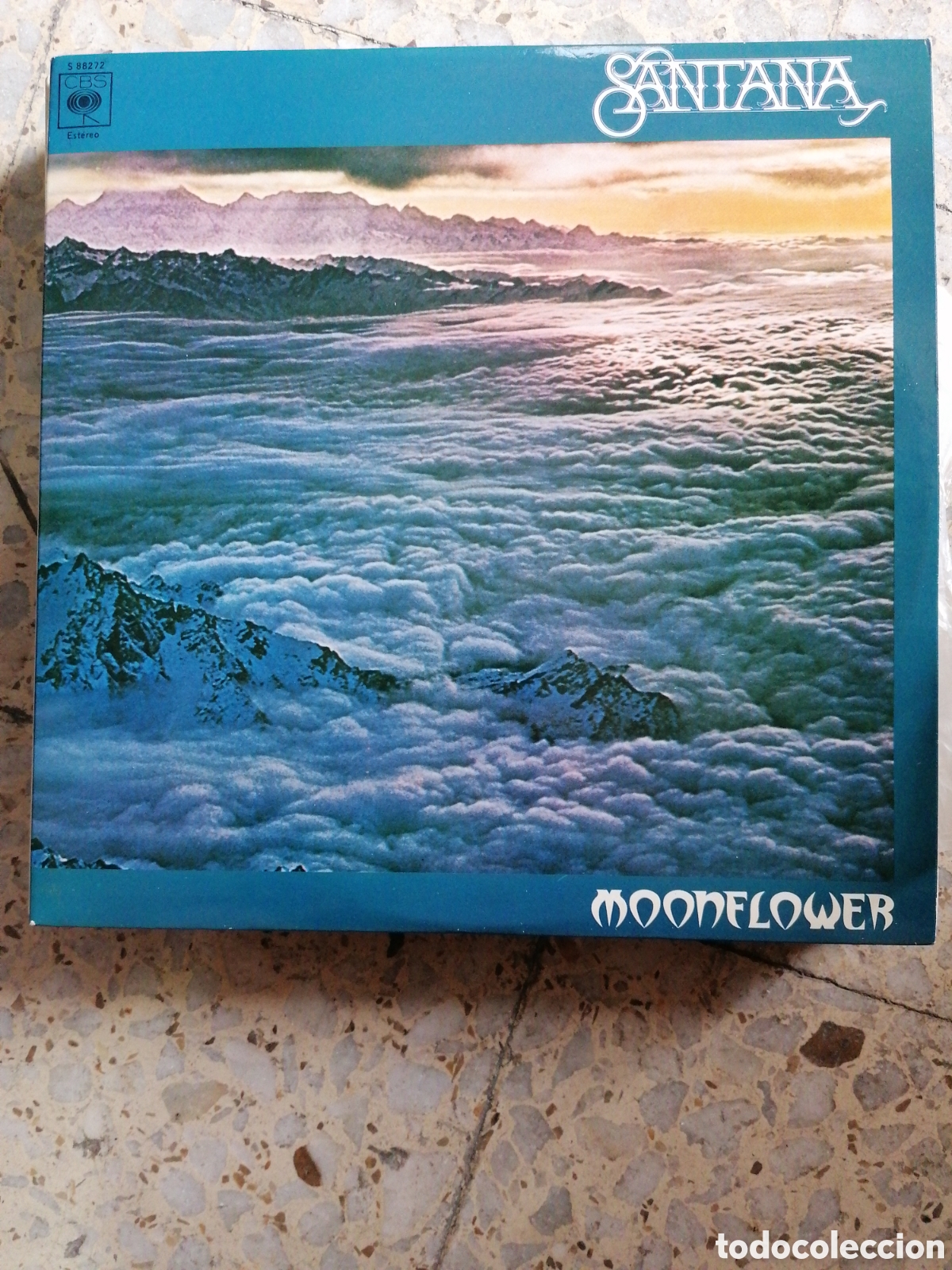 Vinyl records: 2 LP SANTANA MOONFLOWER 1977 ESPA&Ntilde;A PORTADA DOBLE ENCARTES EX