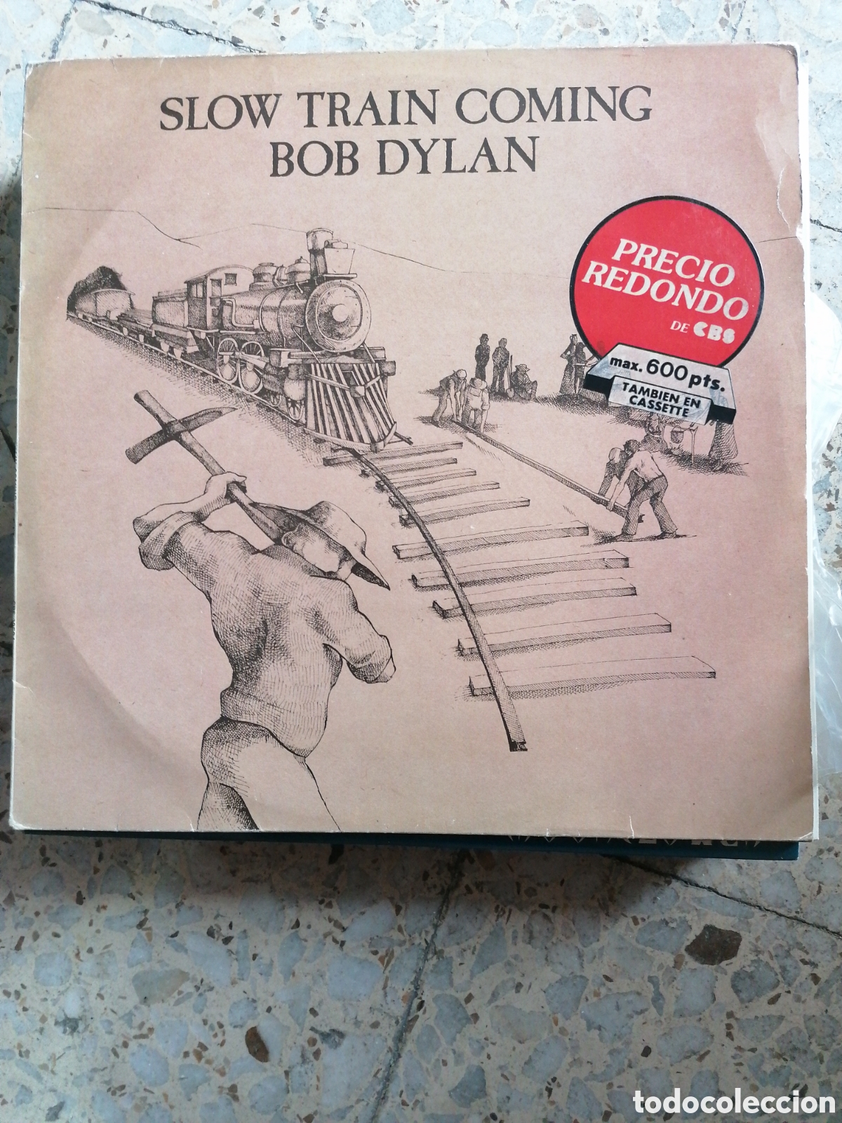 Vinyl records: LP BOB DYLAN SLOW TRAIN COMING 1984 ESPA&Ntilde;A ENCARTE EX