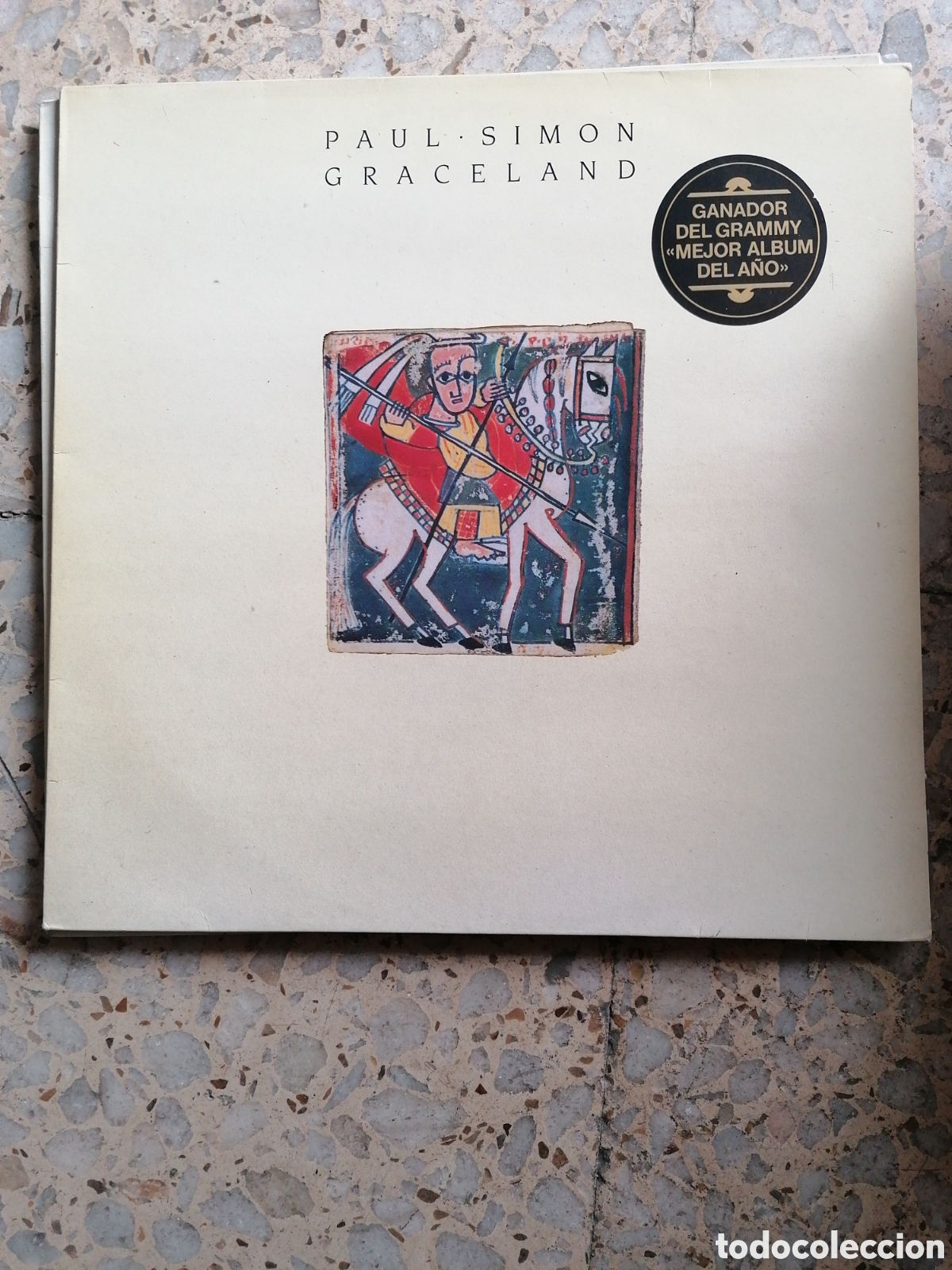 Vinyl records: LP PAUL SIMON GRACELAND 1986 ESPA&Ntilde;A INSERT EX