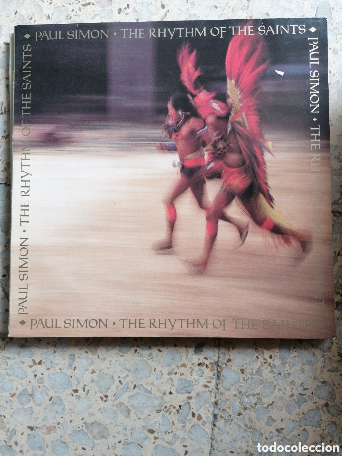 Discos de vinilo: LP PAUL SIMON THE RHYTHM OF THE SAINTS 1990 ALEMANIA INSERT EX