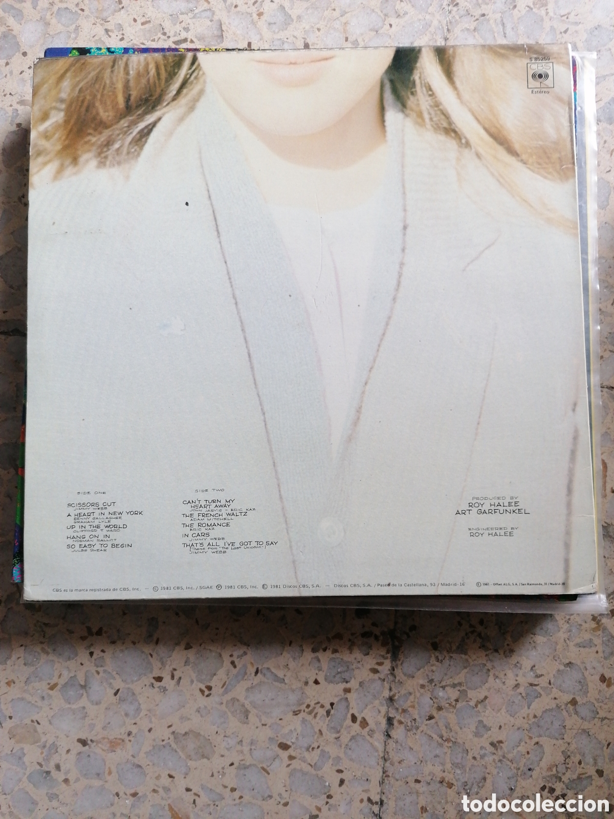 Discos de vinilo: LP ART GARFUNKEL SCISSORS CUT 1981 ESPA&Ntilde;A PROMO INSERT EX - Foto 2
