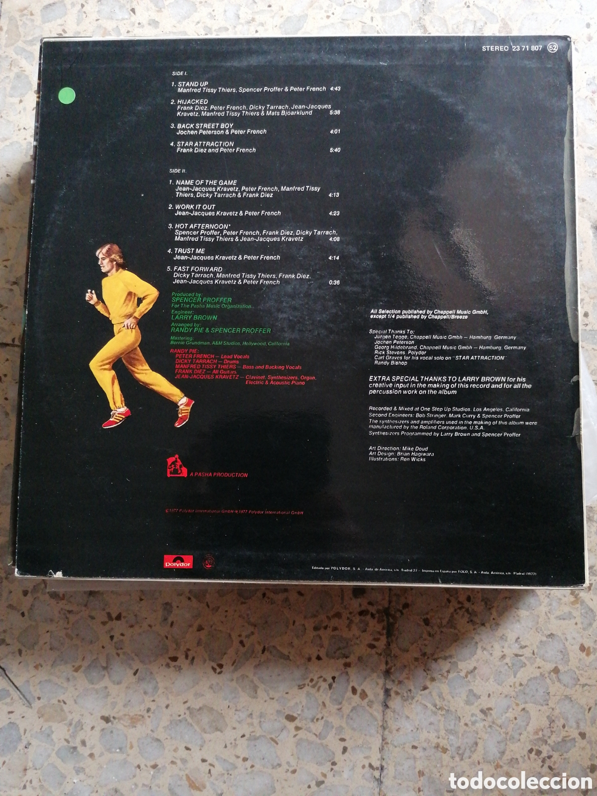 Discos de vinilo: LP RANDY PIE FAST FORWARD 1977 ESPA&Ntilde;A - Foto 2
