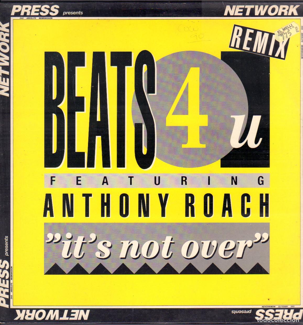 Discos de vinilo: ANTHONY ROACH - IT'S NOT OVER / BEATS 4 U / MAXISINGLE MATIZ 1990 RF-26930