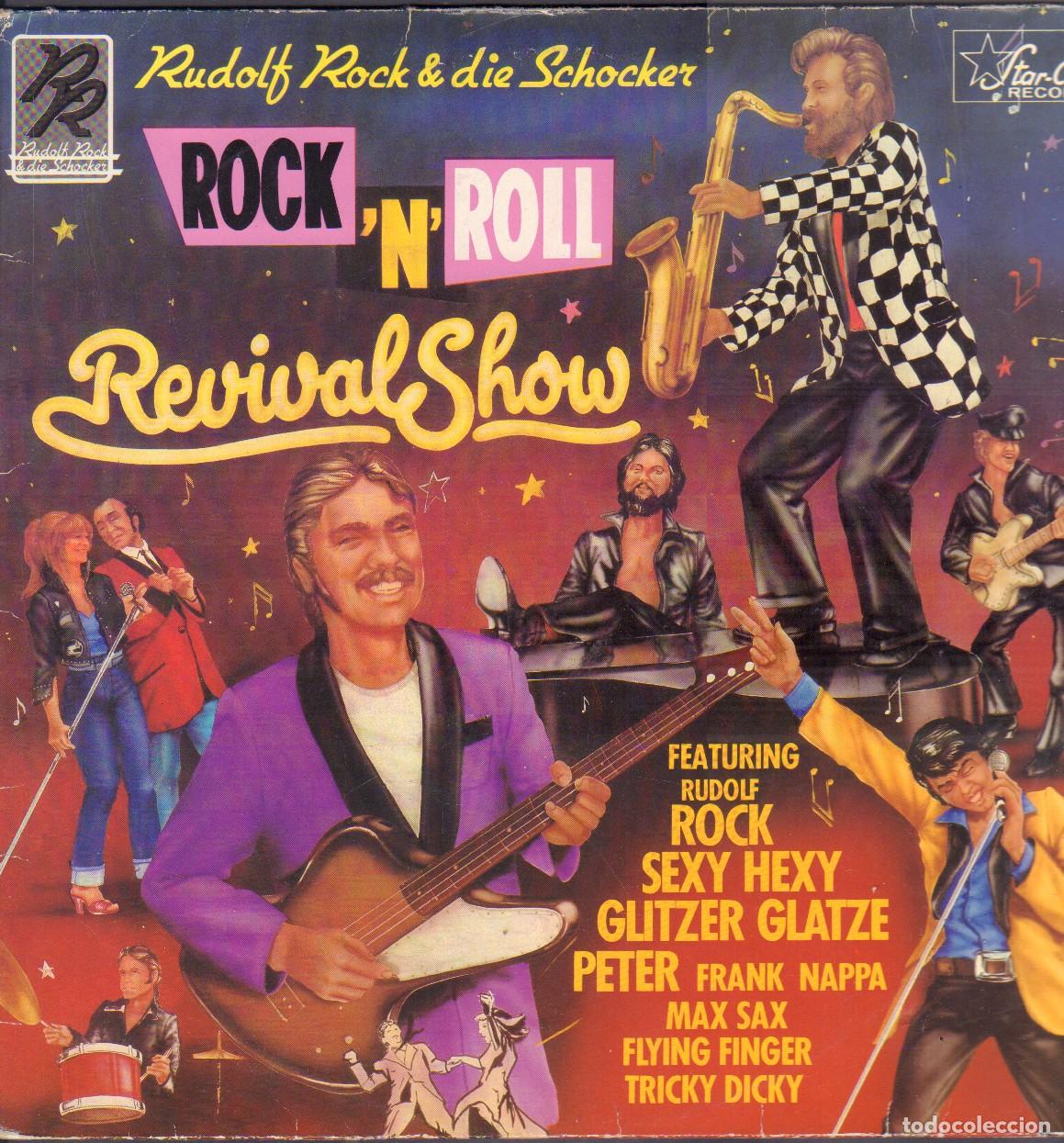 Discos de vinilo: RUDOLF ROCK & DIE SCHOCKER / ROCK, SEXY HEXY, GLITZER GLATZE.../ LP STAR-CLUB 1979 RF-26936