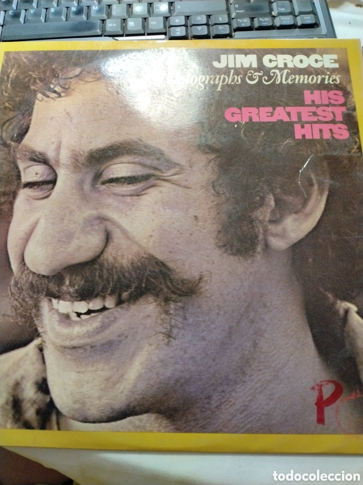 Discos de vinilo: JIM CROCE - PHOTOGRAPHS & MEMORIES - HIS GREATEST HITS - LP - CBS 1978.