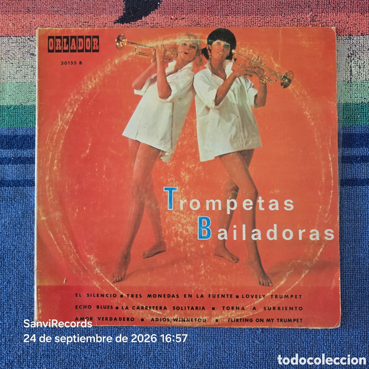 Discos de vinilo: [LP] MACKY KASPER, HORST FISCHER, HARRY FRANKE...: TROMPETAS BAILADORAS (ORLADOR) (1967)