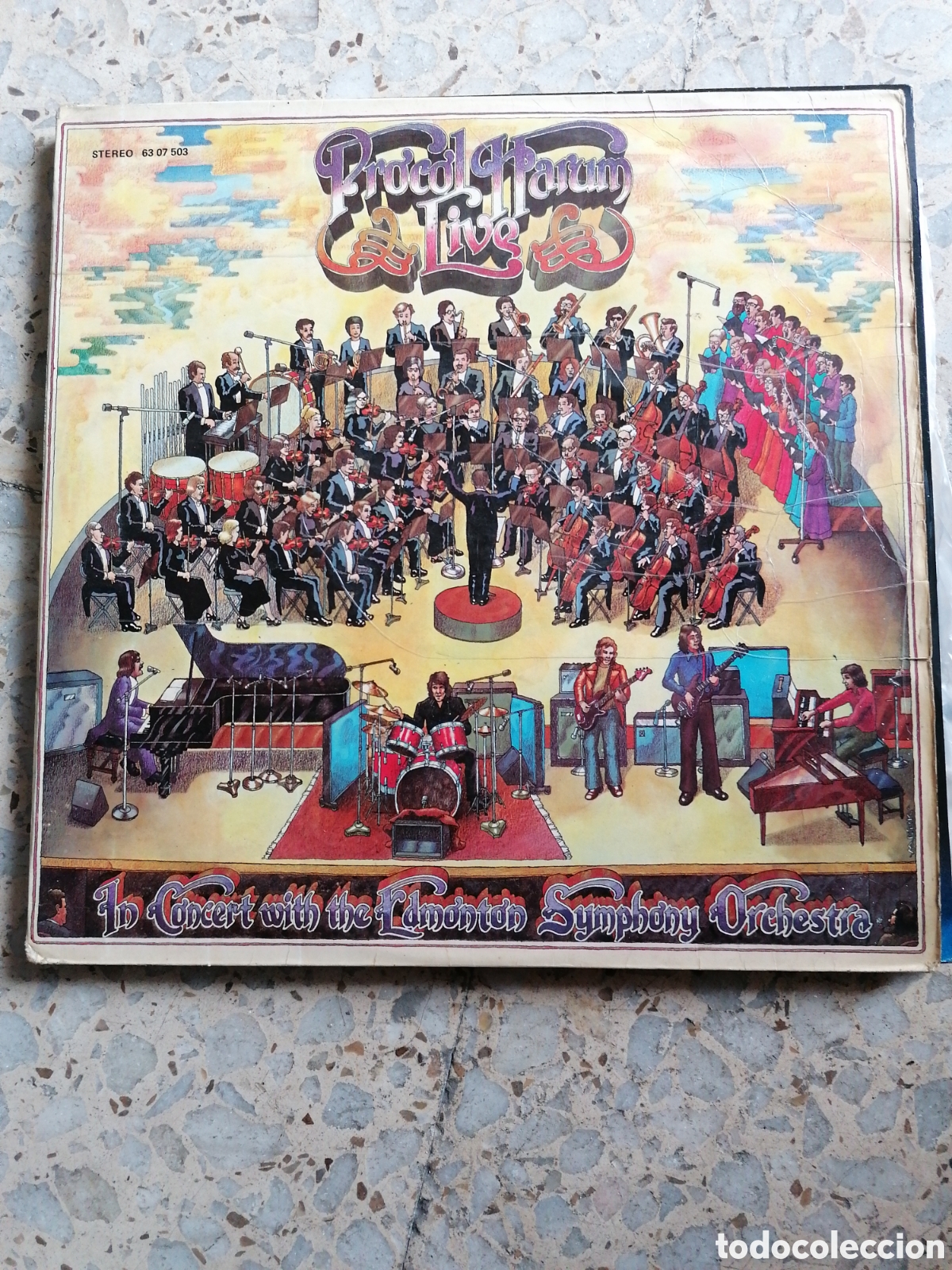 Discos de vinilo: LP PROCOL HARUM LIVE 1972 ESPA&Ntilde;A - Foto 1