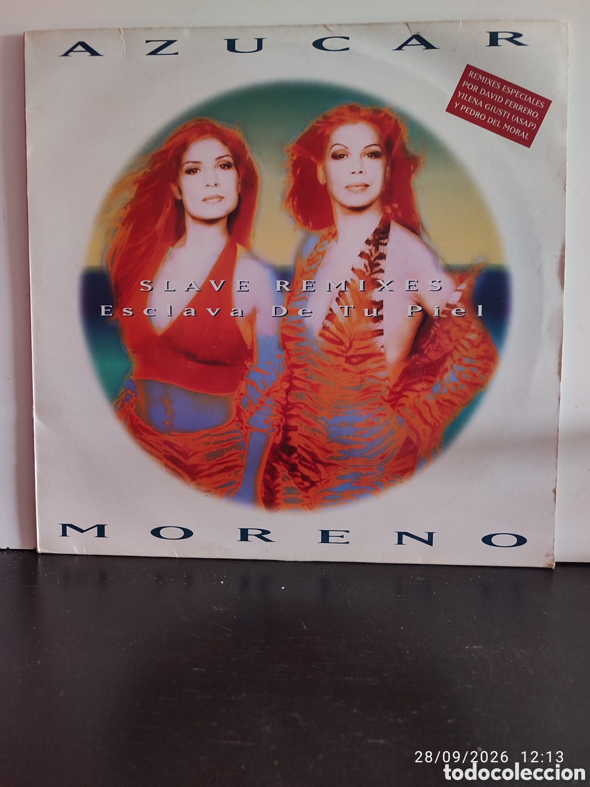 Discos de vinilo: Azucar Moreno &ndash; Esclava De Tu Piel (Slave Remixes) - Foto 1