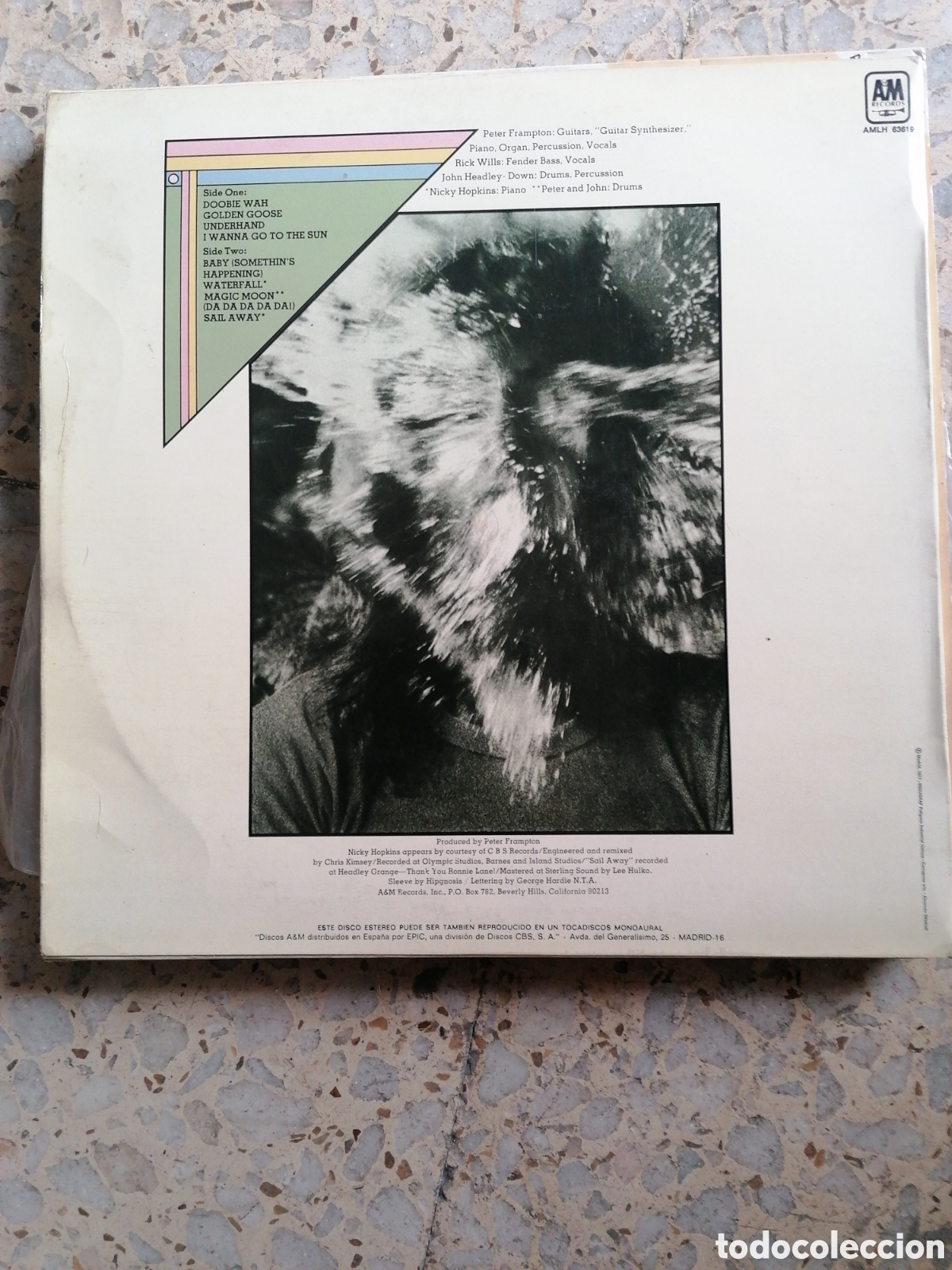 Discos de vinilo: LP PETER FRAMPTON SOMETHIN&acute;S HAPENING 1977 ESPA&Ntilde;A - Foto 2