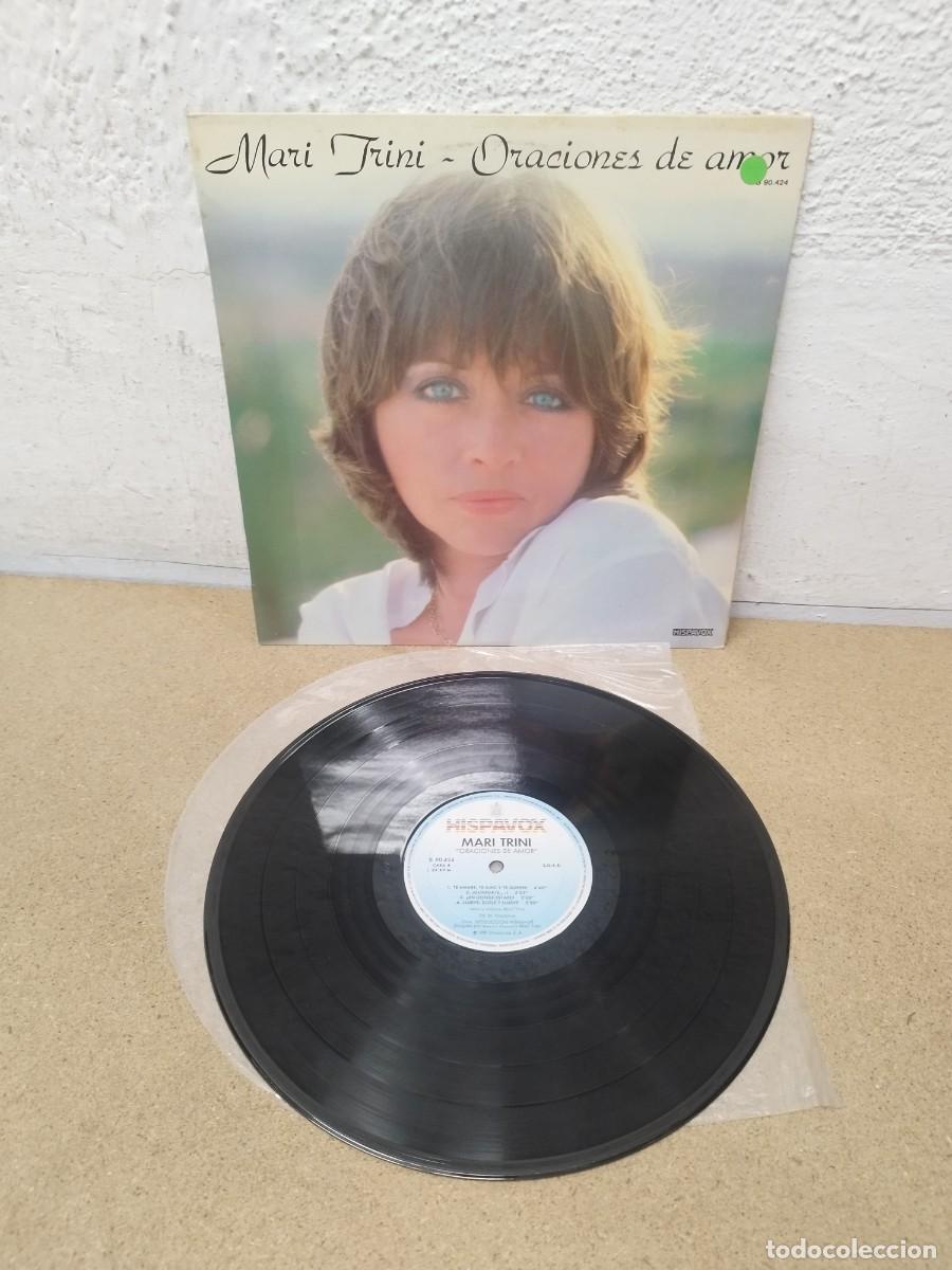 Discos de vinilo: Mari Trini - Oraciones de Amor - LP. sello Hispavox 1981.