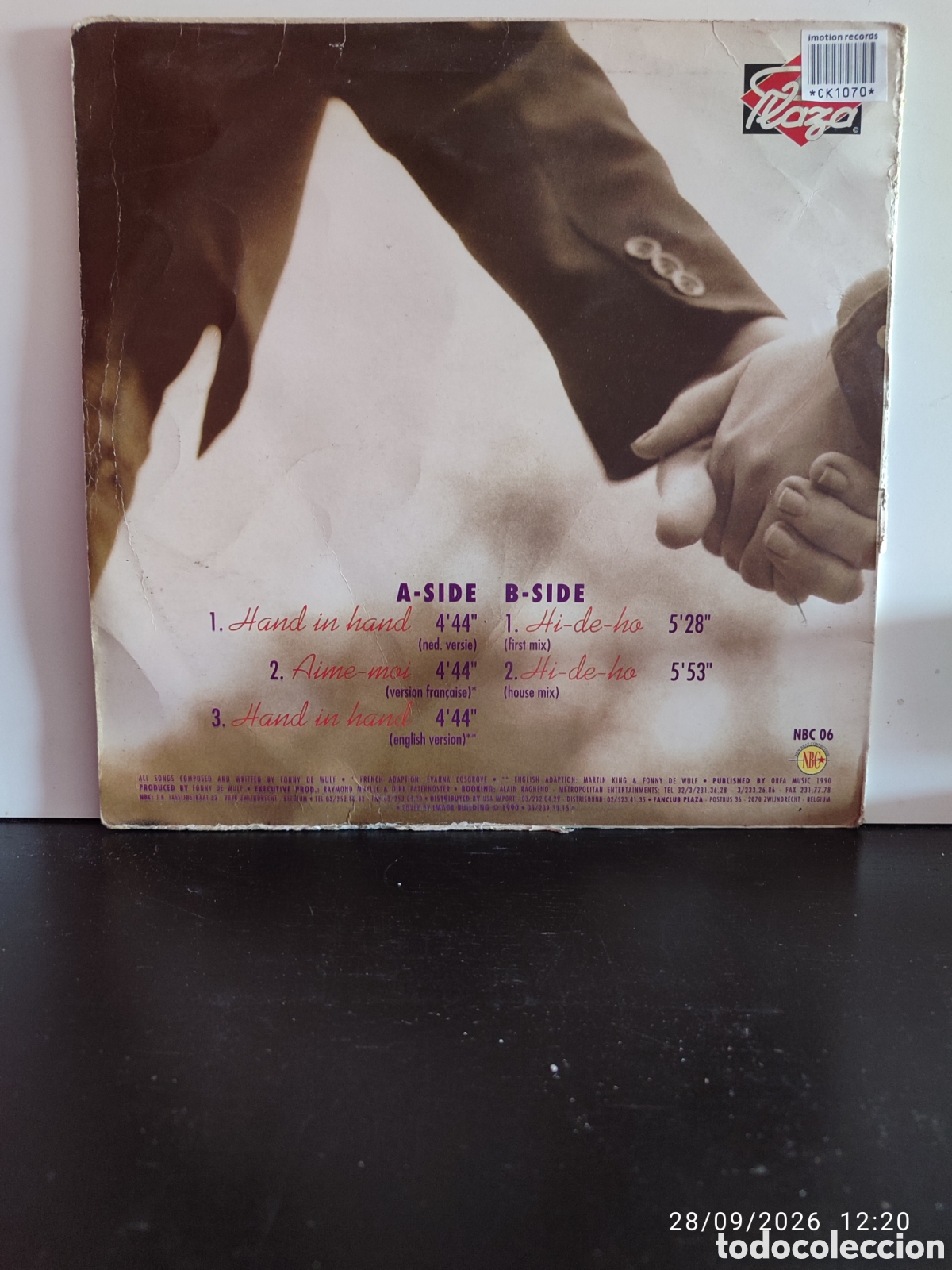 Discos de vinilo: Plaza &ndash; Hand In Hand - Foto 2