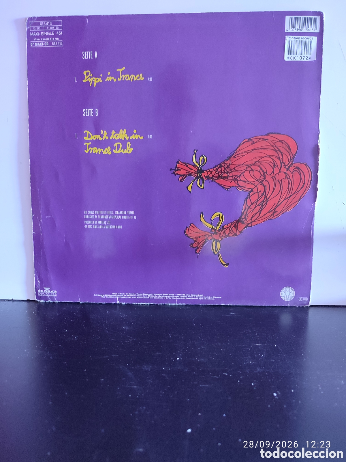 Discos de vinilo: Hr. Nielsson & Der Kleine Onkel &ndash; Wo Ist Pippi? (Trance Remixes) - Foto 2
