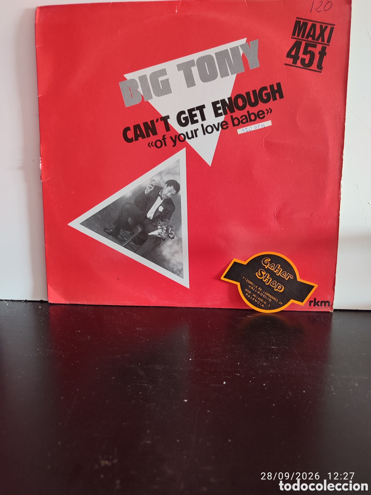 Discos de vinilo: Big Tony &ndash; Cant Get Enough (Of Your Love Babe) - Foto 1