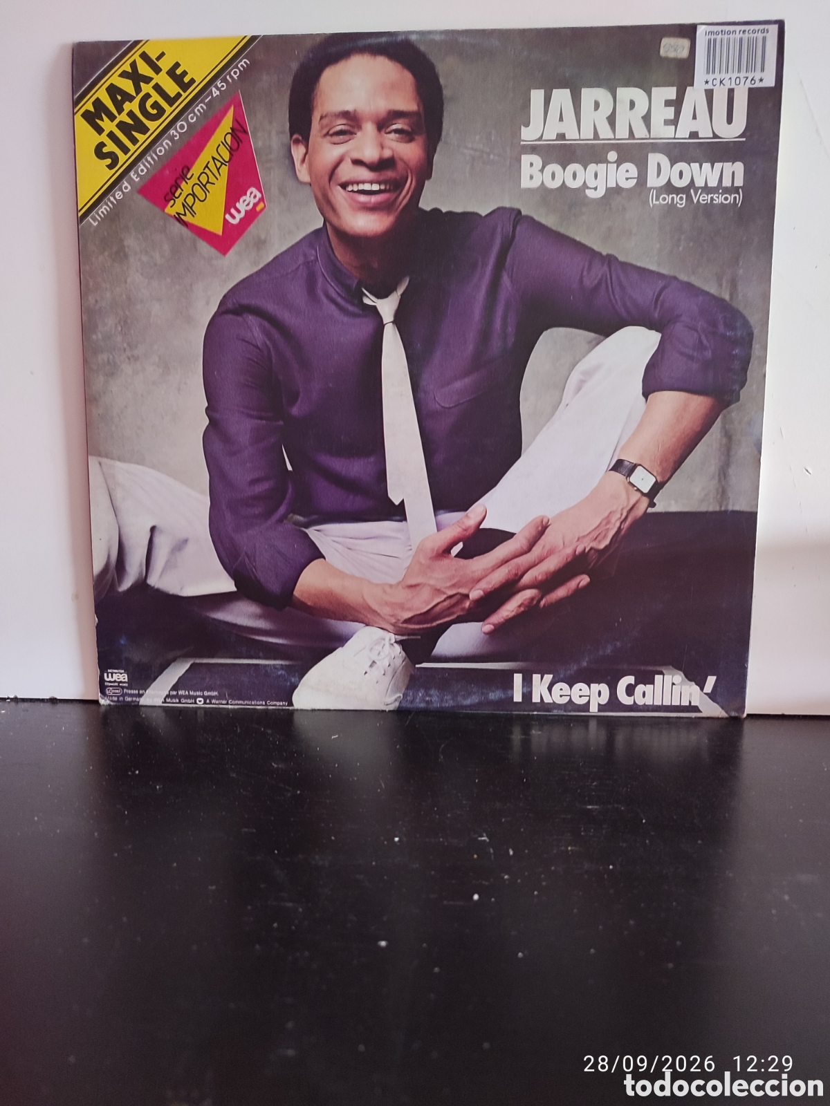 Discos de vinilo: Jarreau &ndash; Boogie Down (Long Version) - Foto 2