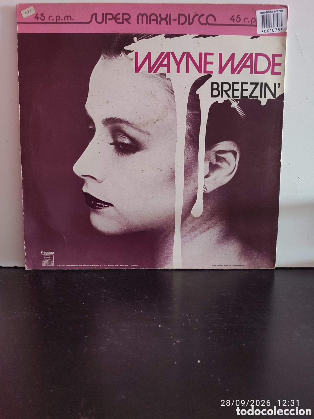 Discos de vinilo: Wayne Wade Featuring King Toast &ndash; Lady - Foto 2