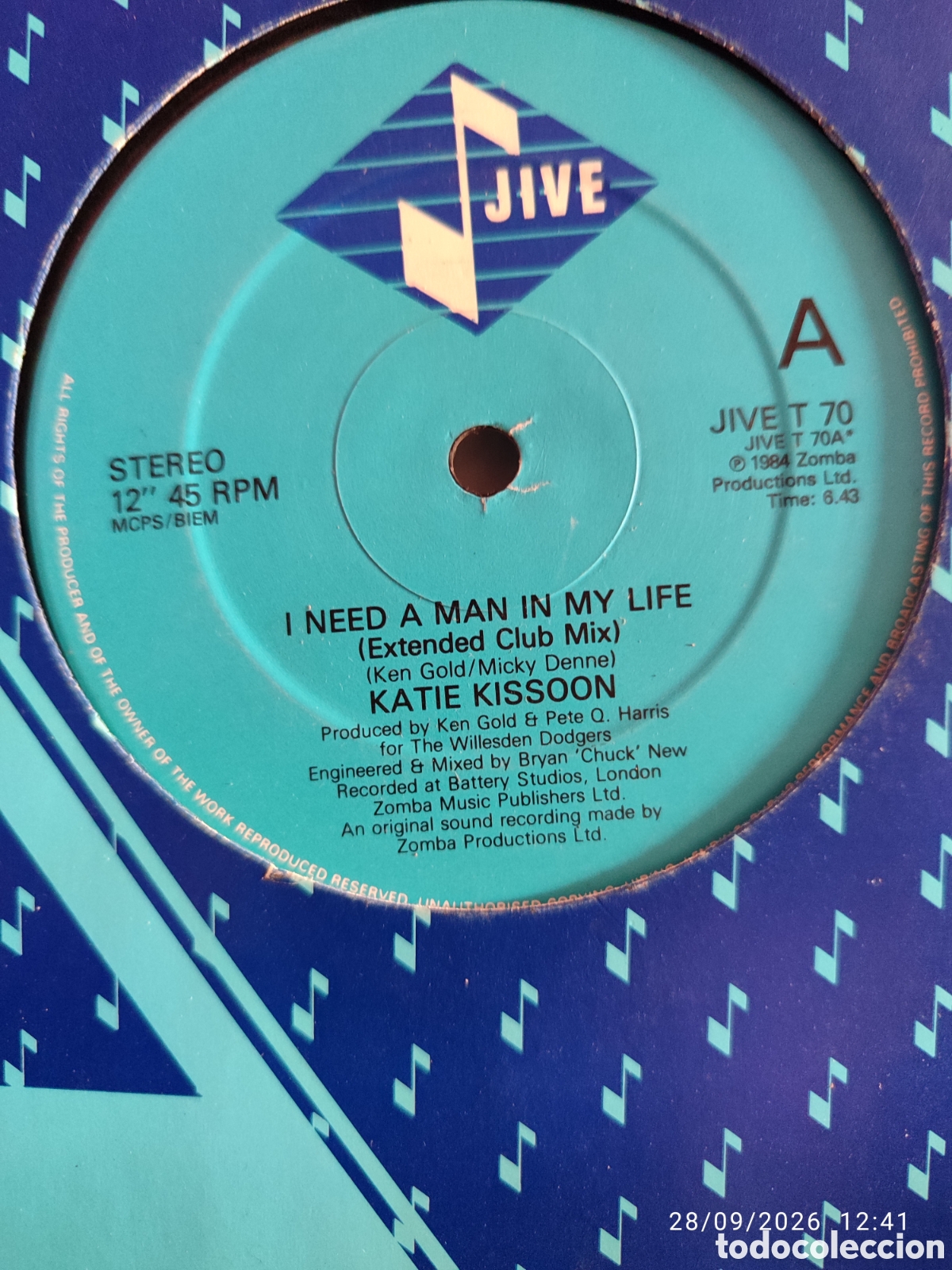 Discos de vinilo: Katie Kissoon &ndash; I Need A Man In My Life - Foto 2