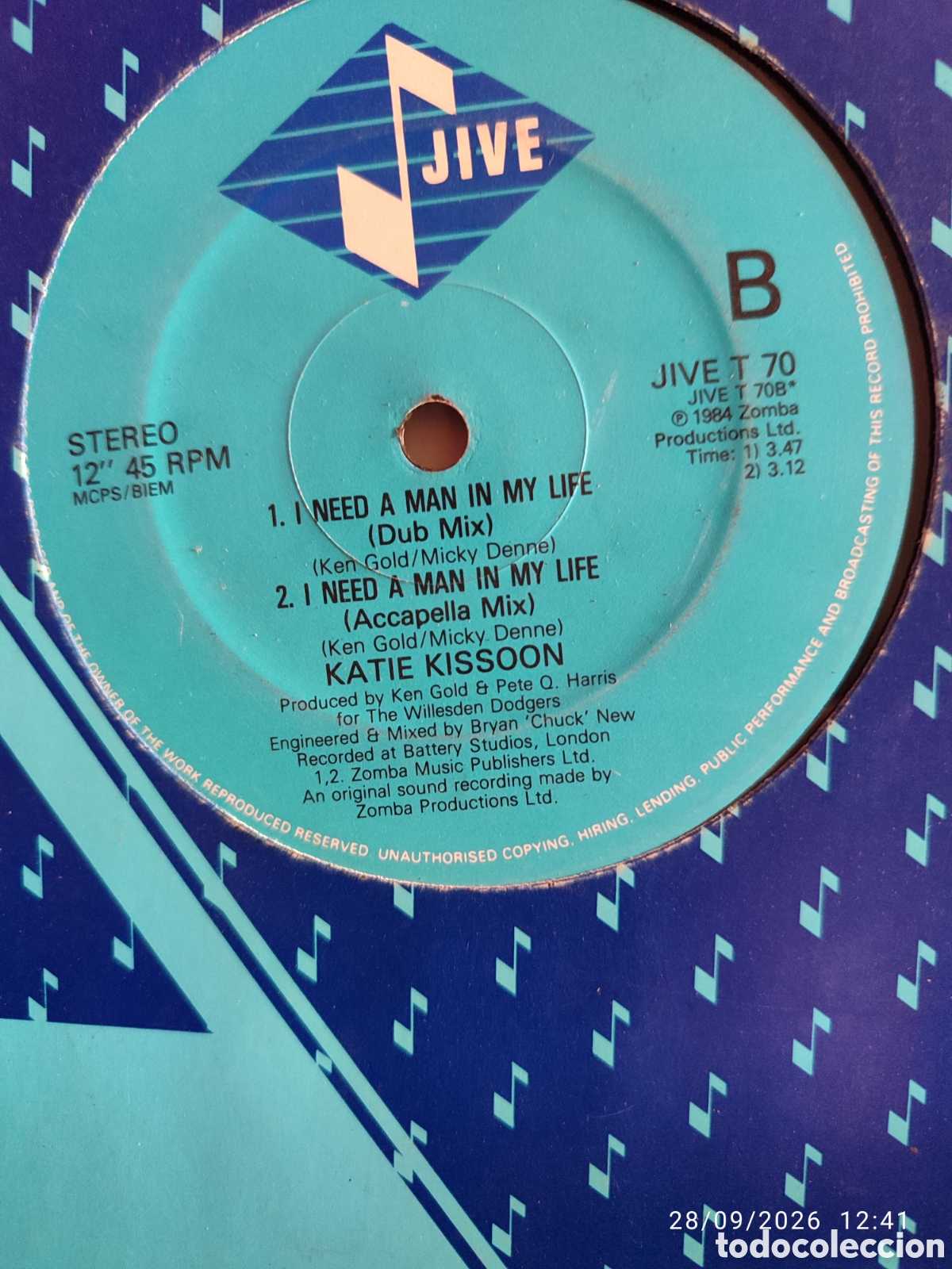 Discos de vinilo: Katie Kissoon &ndash; I Need A Man In My Life - Foto 3