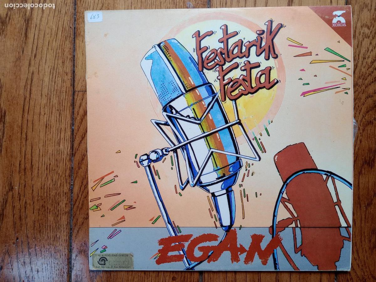Discos de vinilo: Egan - festarik festa