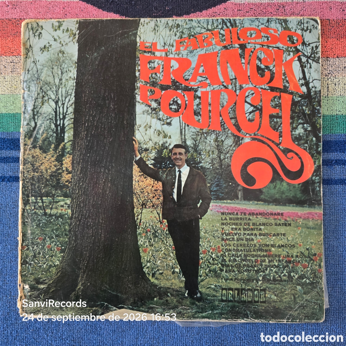 Discos de vinilo: [LP] FRANCK POURCEL Y SU GRAN ORQUESTA: EL FABULOSO MUNDO DE FRANCK POURCEL (ORLADOR) (1969)