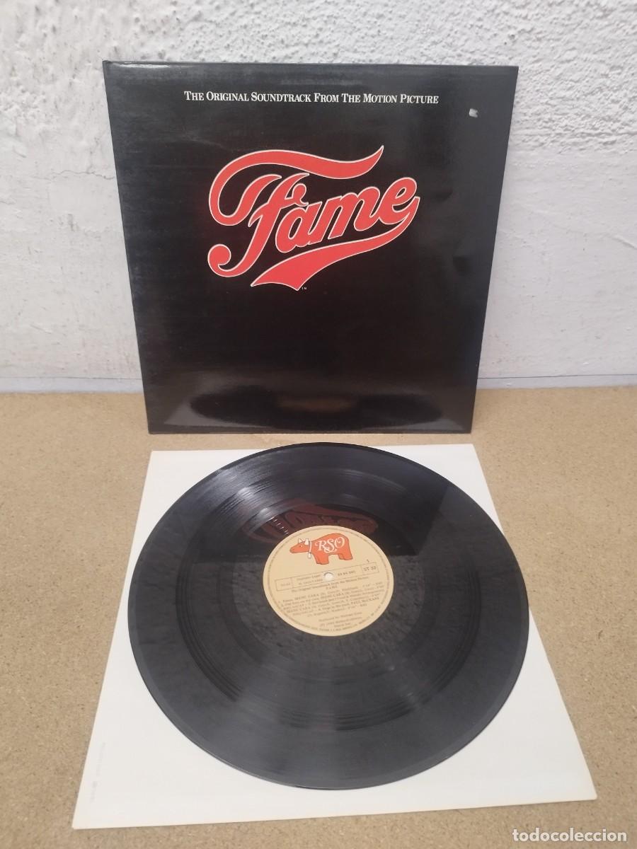 Discos de vinilo: Various &ndash; Fame - Original Soundtrack. Banda sonora de la pel&iacute;cula. Fama. En muy buen estado.