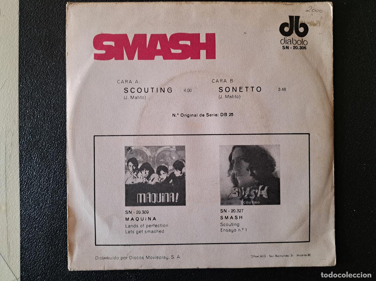 Discos de vinilo: Single Smash &ndash; Scouting / Sonetto NM/VG - Foto 2