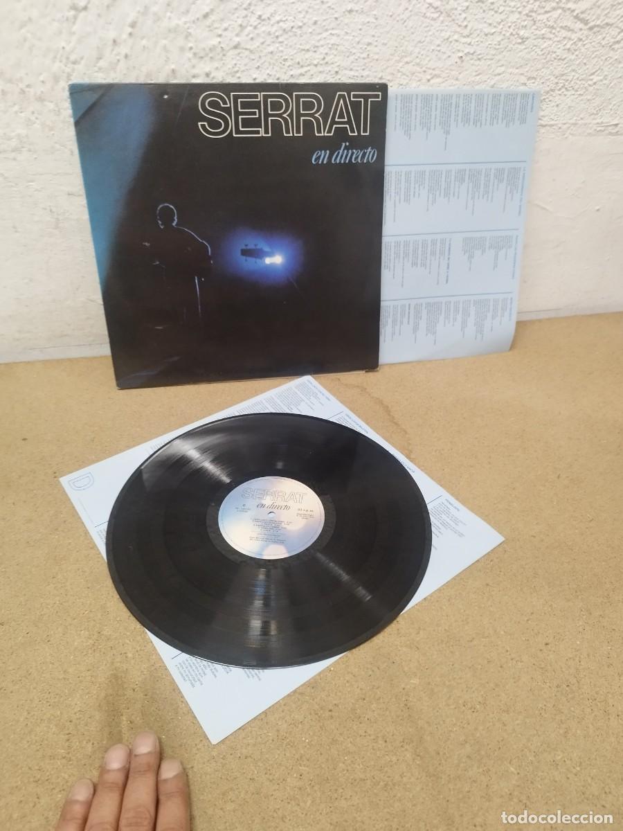 Discos de vinilo: Joan Manuel Serrat &ndash; En Directo. Doble vinilo lp en muy buen estado.