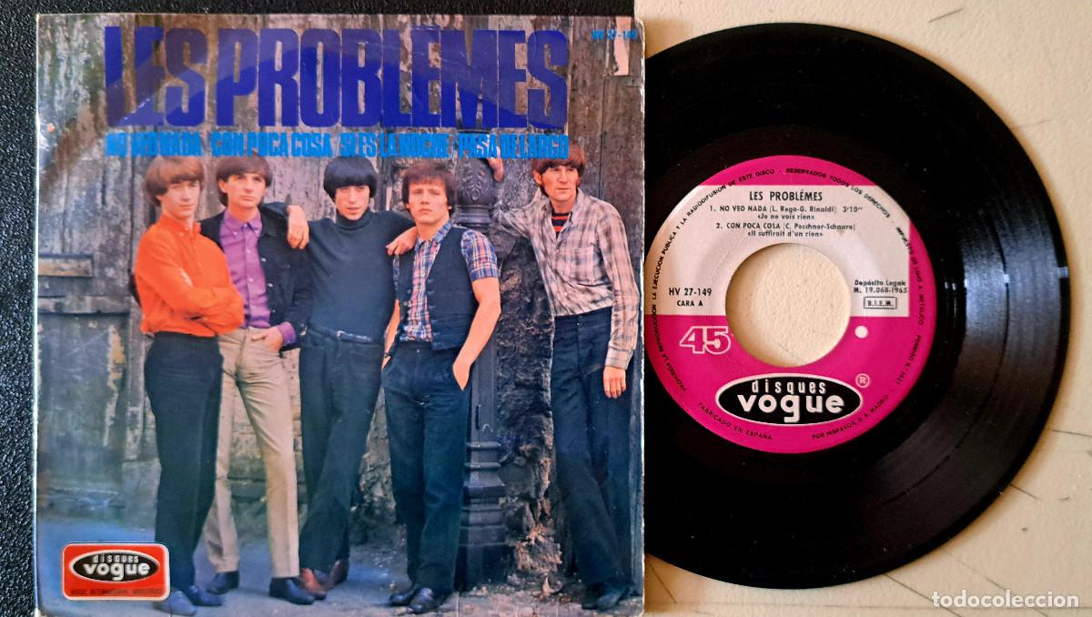 Discos de vinilo: Single Les Probl&egrave;mes &lrm;&ndash; No Veo Nada 1965 GARAGE 60S CLASSIC VG+/VG