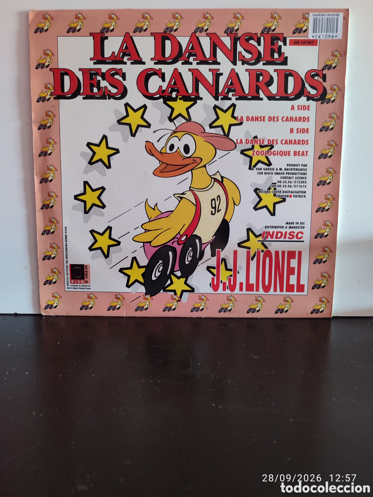 Discos de vinilo: J.J.Lionel &ndash; La Danse Des Canards - Foto 2