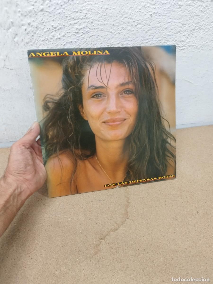Discos de vinilo: &Aacute;ngela Molina, con las defensas rotas. Vinilo lp.