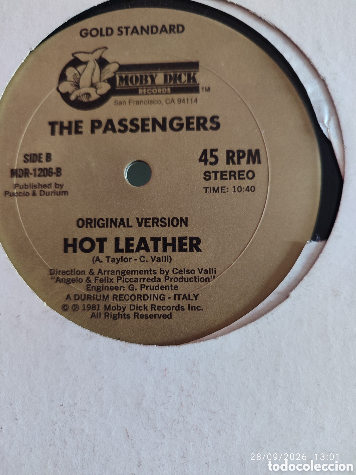 Discos de vinilo: The Passengers &ndash; Hot Leather - Foto 2